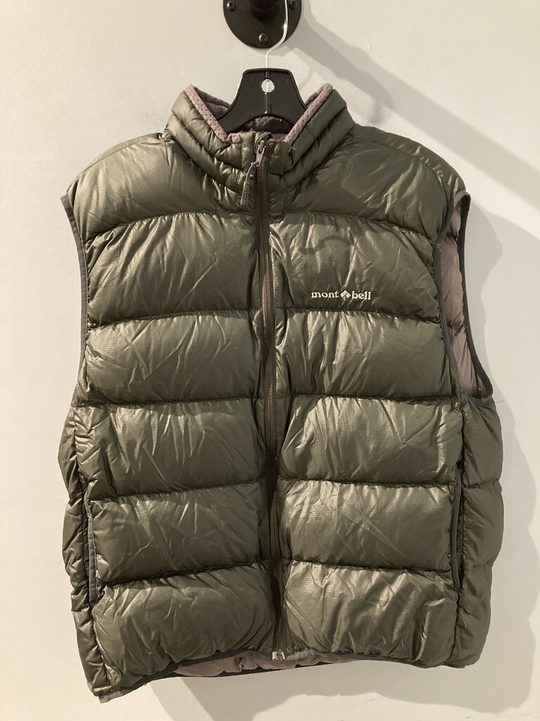 Mont-Bell Down Vest, Green, Women's L?