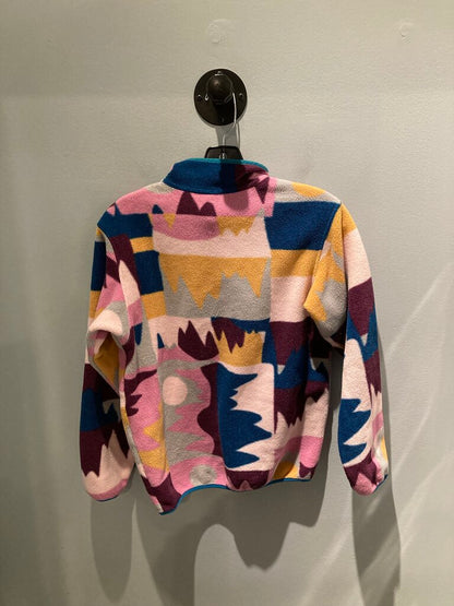 Patagonia Snap Fleece, Pink/Teal/Blue, Kid's L