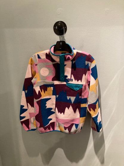 Patagonia Snap Fleece, Pink/Teal/Blue, Kid's L