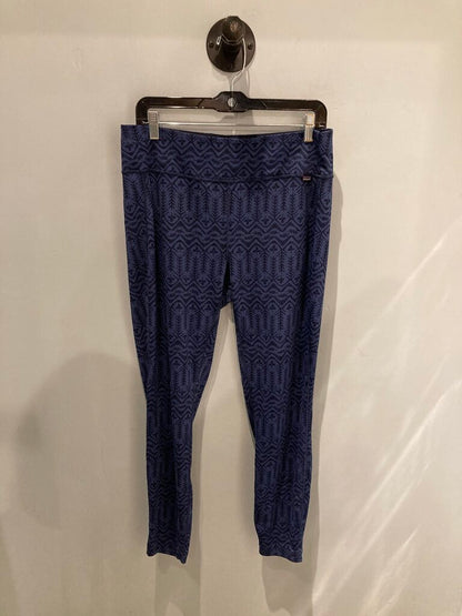 Patagonia Baselayer Pants, Blue Print, Women's L