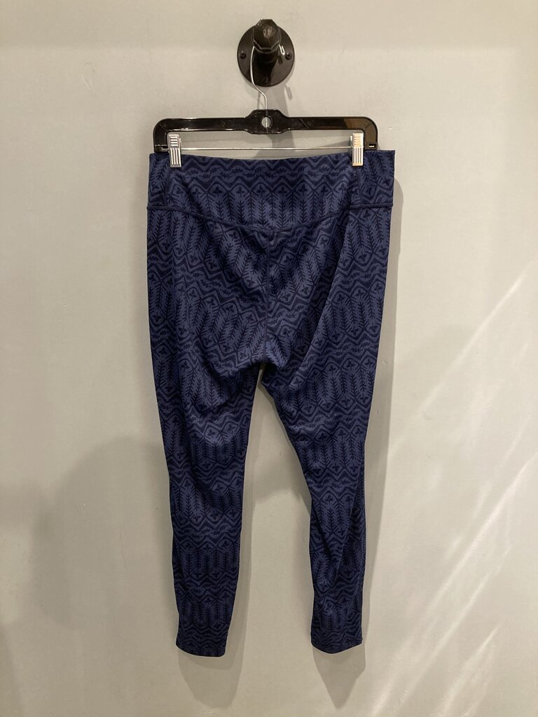 Patagonia Baselayer Pants, Blue Print, Women's L