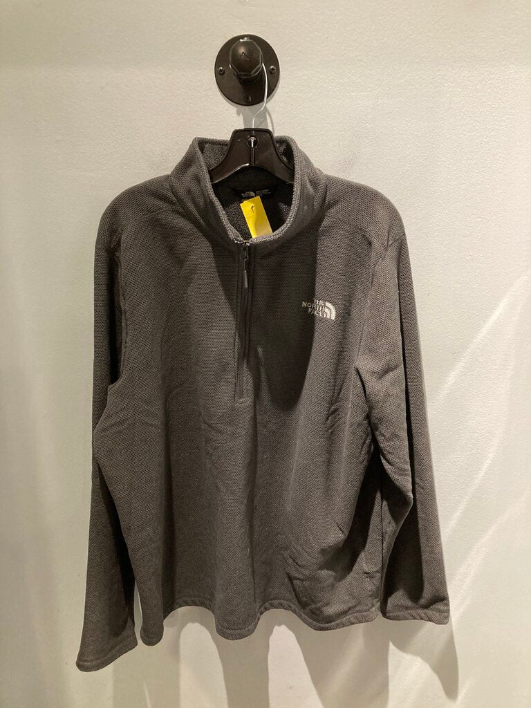 The North Face 1/2 Zip Fleece, Grey, Men's XL
