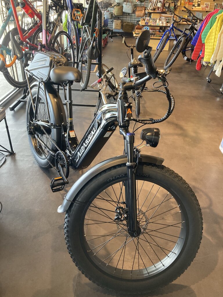 Aipas M1 Pro E-Bike, Black/White, 19" Frame, 26" Wheels