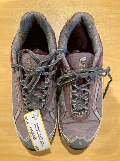 The North Face GTX Low Hiker, Grey/Maroon, Women's 8.5