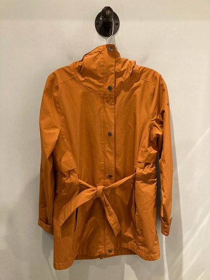 Columbia Rain Coat, Orange, Women's S