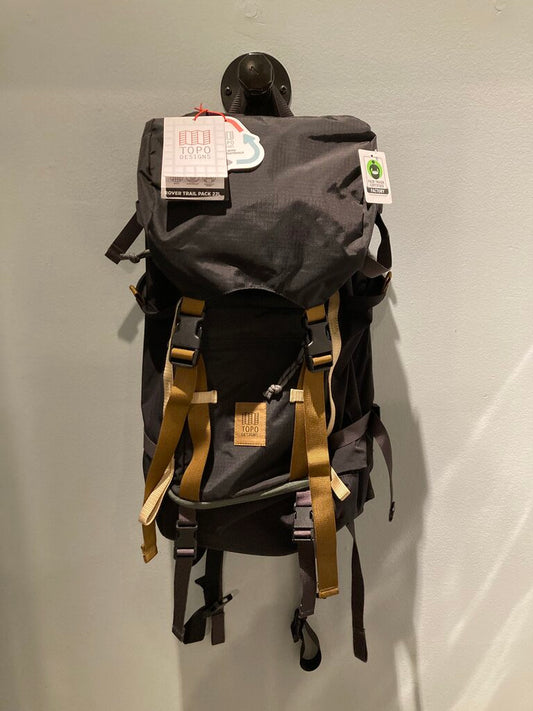 Topo Designs Rover Trail Pack, Black/Brown, 22L (Sample)