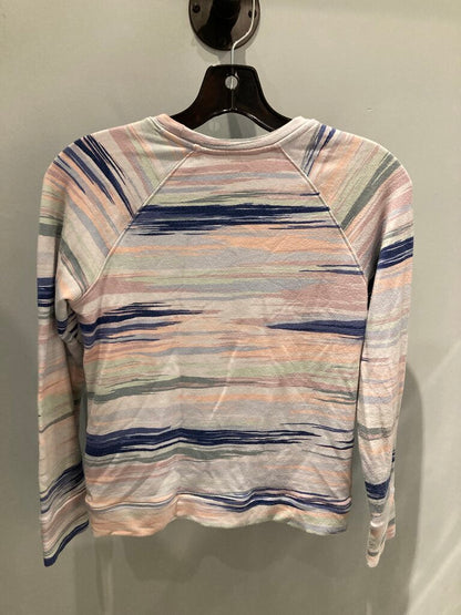 Athleta Girl LS Pullover, Blue/Pink/Green, Kids XL (14)
