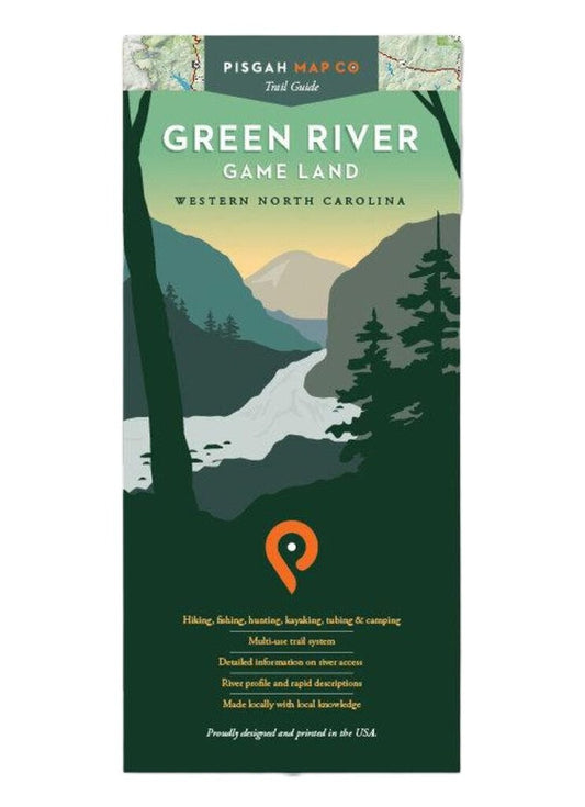 Pisgah Map Company Green River Game Land Map