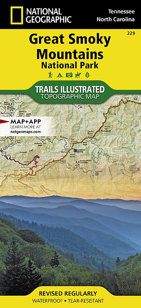 National Geographic Map - Great Smoky Mtns Nat'l Park #229