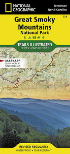 National Geographic Map - Great Smoky Mtns Nat'l Park #229
