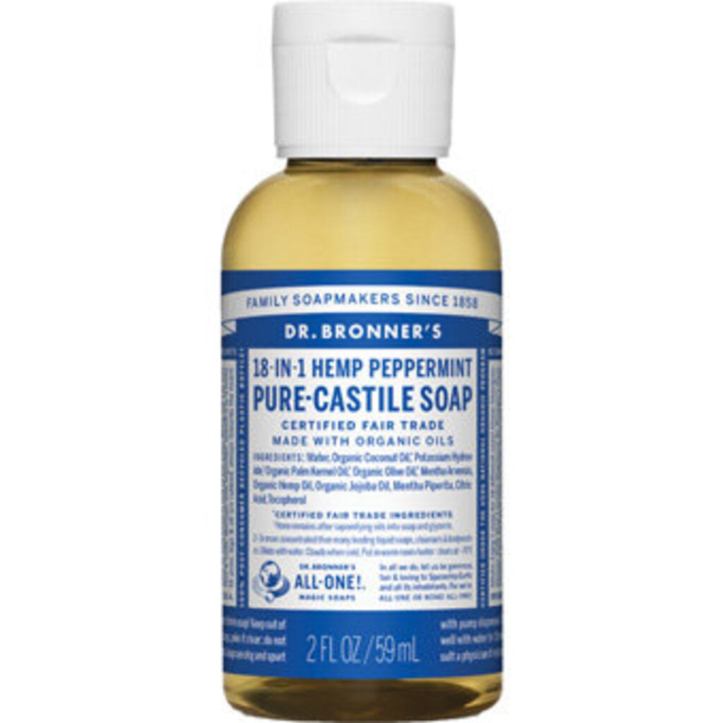 Dr Bronner's Hemp Peppermint Soap, 2oz