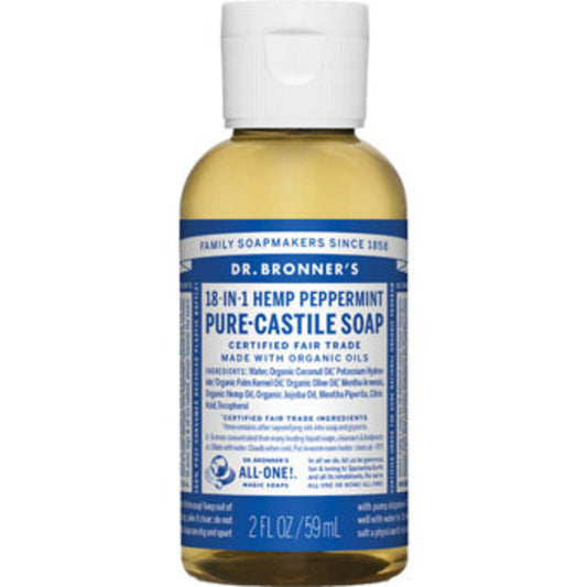 Dr Bronner's Hemp Peppermint Soap, 2oz
