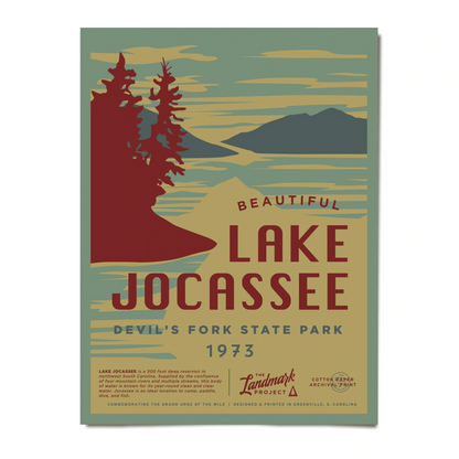 The Landmark Project Lake Jocassee Poster