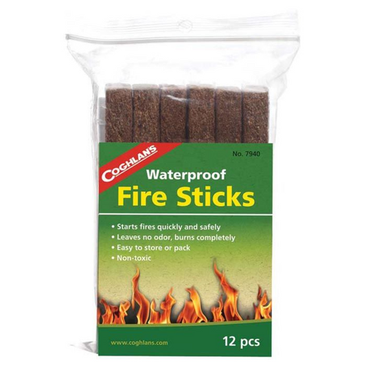 Coghlans Waterproof Fire Sticks, 12pk