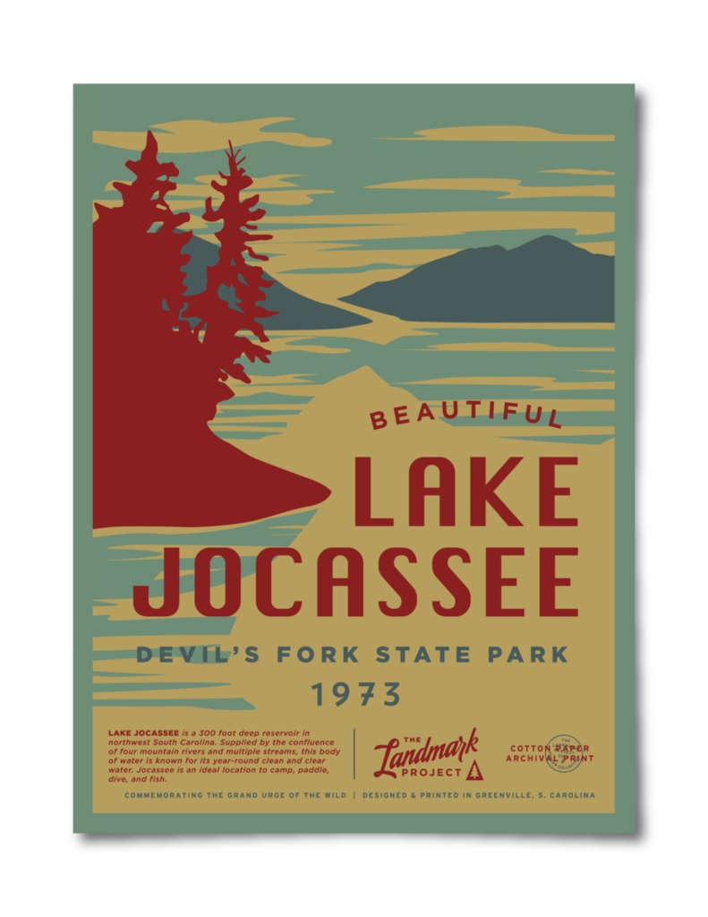 The Landmark Project Lake Jocassee Poster