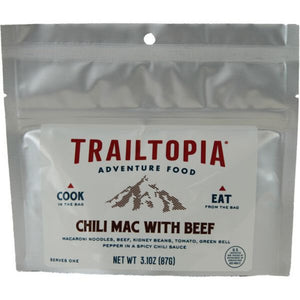 Trailtopia Chili Mac w/ Beef, single serve