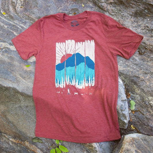 Menottees Day Ridge Tee, Rusty Red, S
