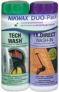 Nikwax Duo-Pack Tech Wash 10oz & Tx-Direct Wash-In 10oz