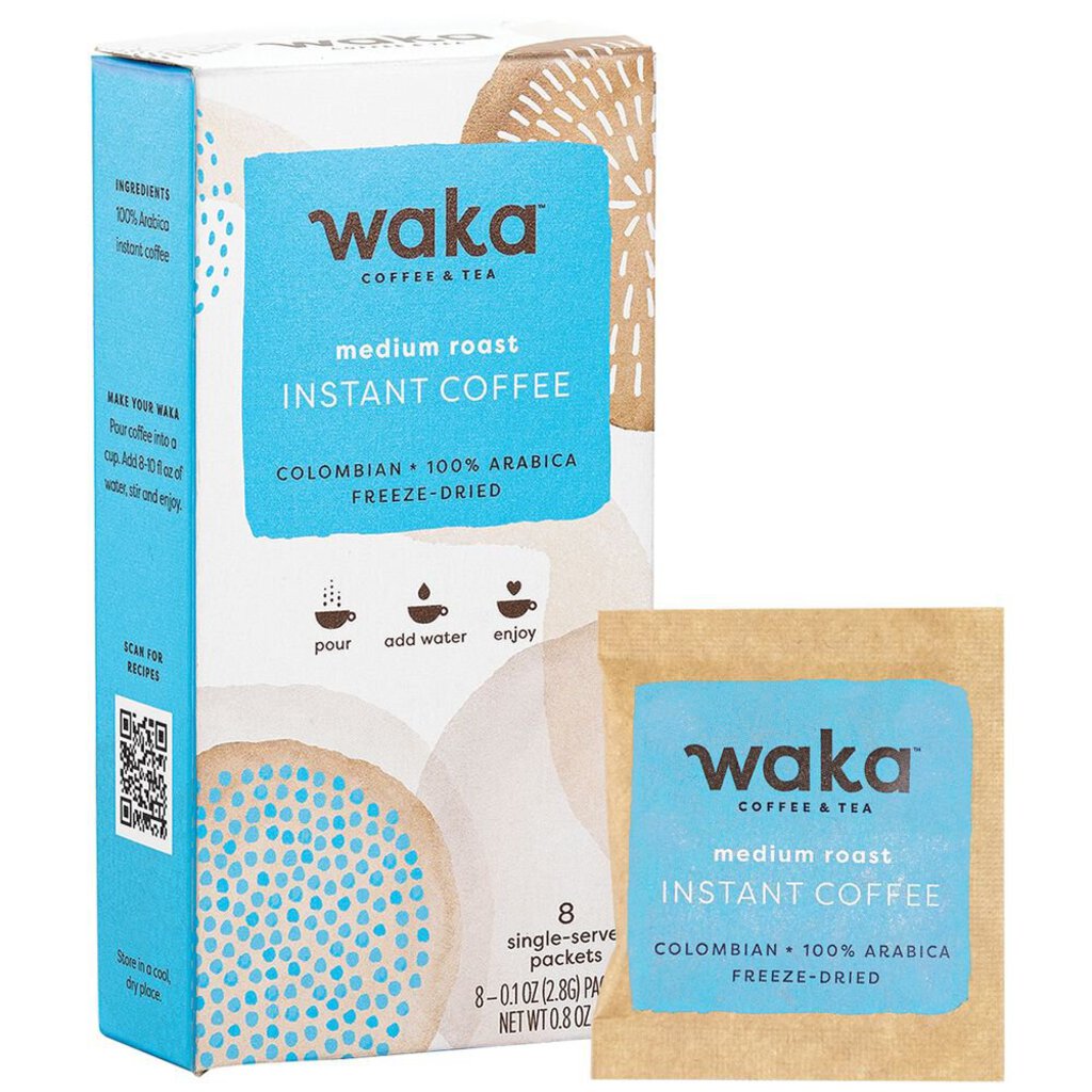 Waka Coffee Medium Roast 100% Arabica Freeze Dried Instant Coffee