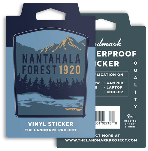 The Landmark Project Vinyl Sticker, Nantahala Forest