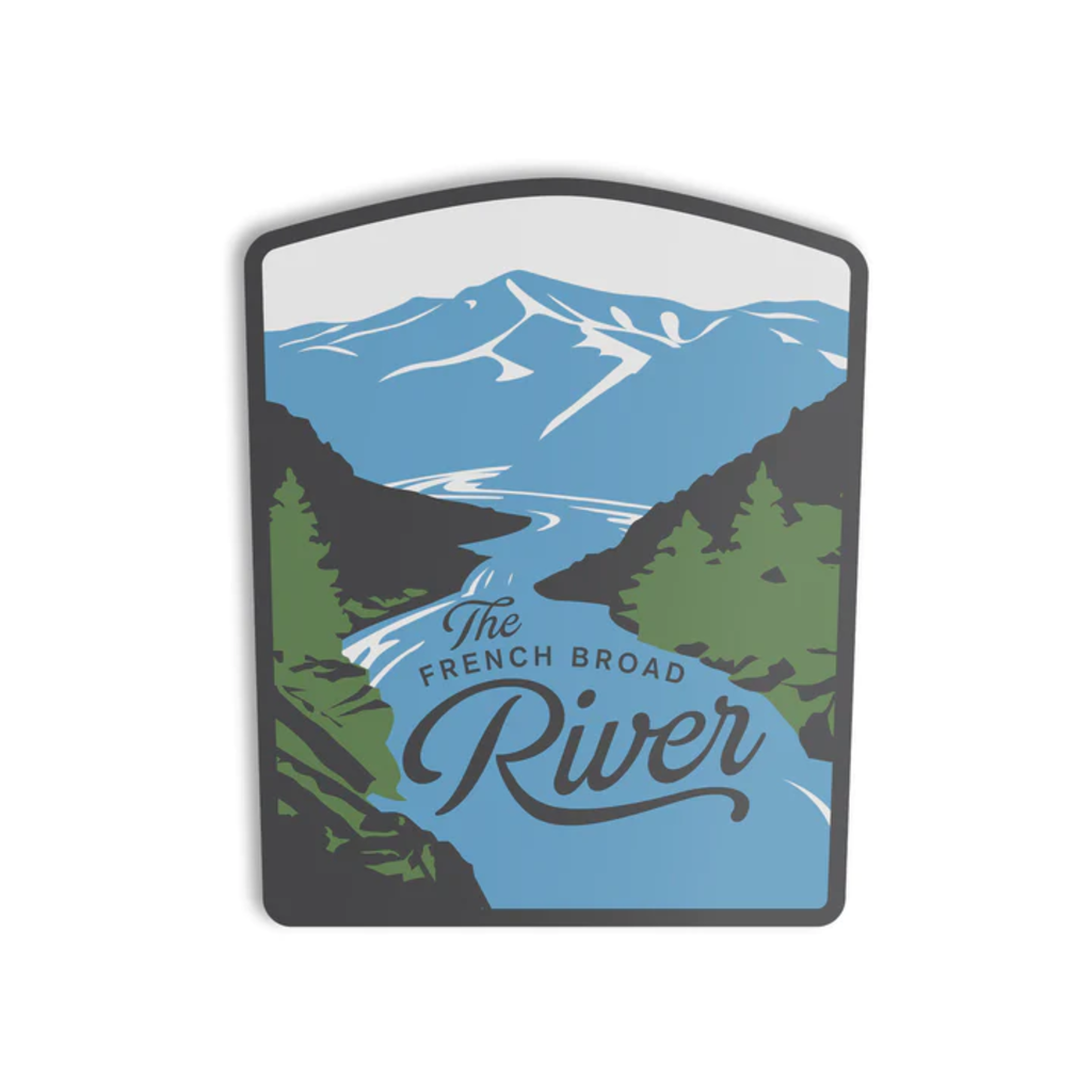 The Landmark Project, The French Broad River Sticker