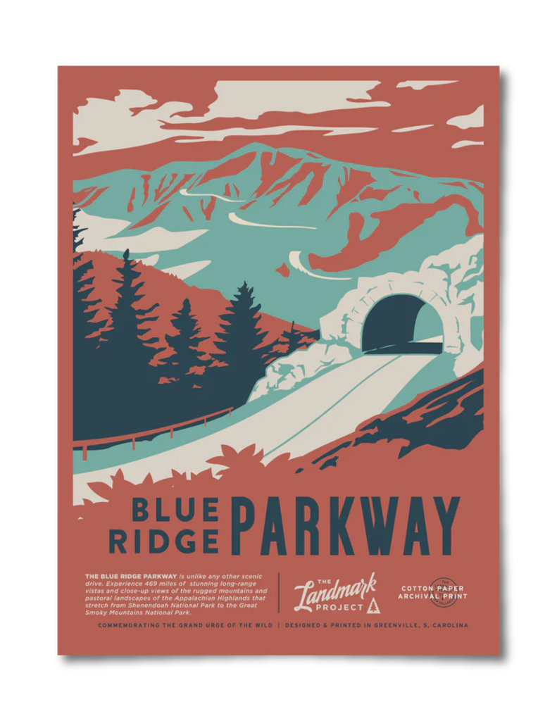 The Landmark Project Blue Ridge Parkway Poster