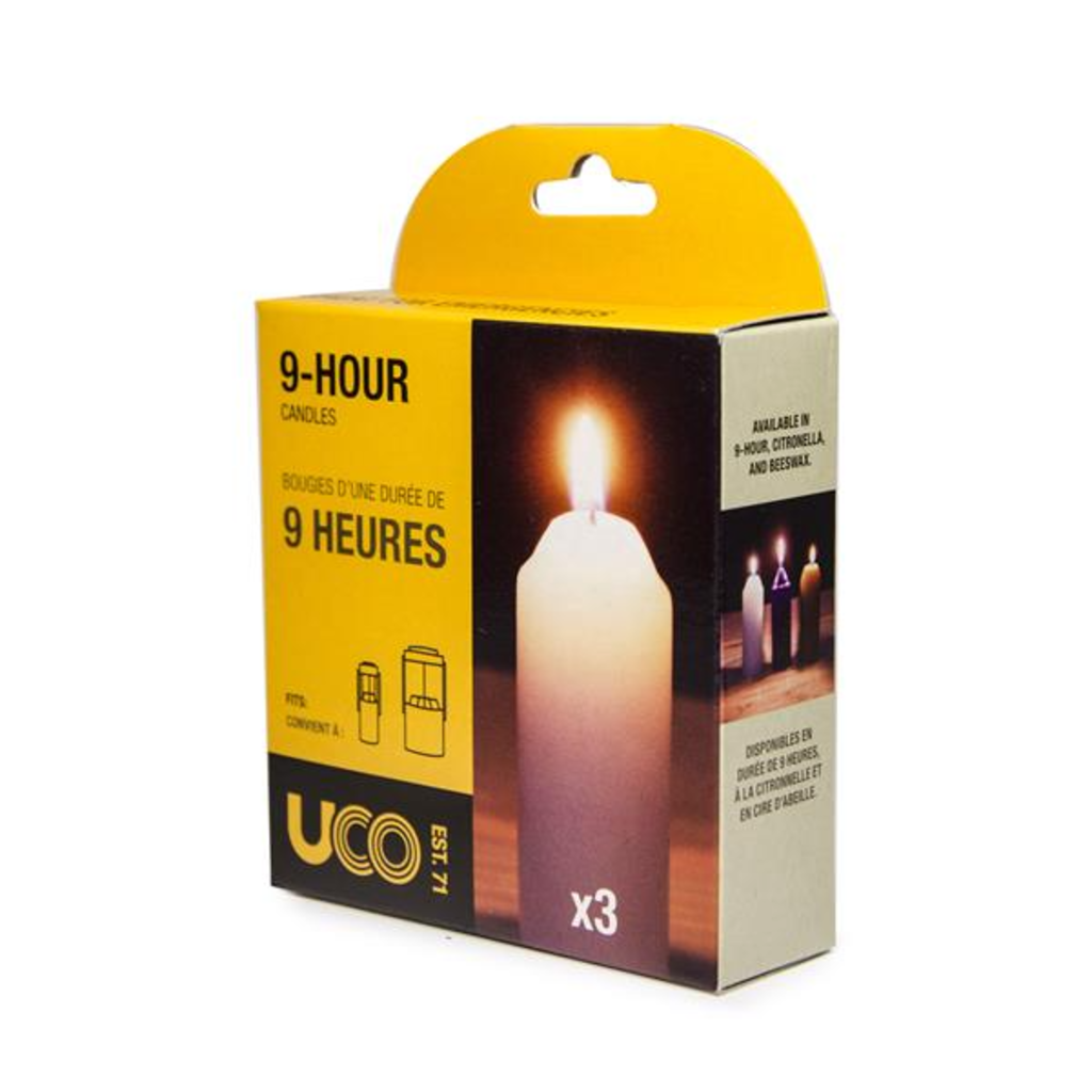 UCO 9 Hours Candles, 3 Pack
