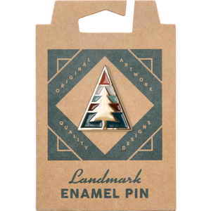 Landmark Enamel Pin, Ponderosa Pine