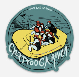 Danielle Sartori "Chattooga River" Sticker