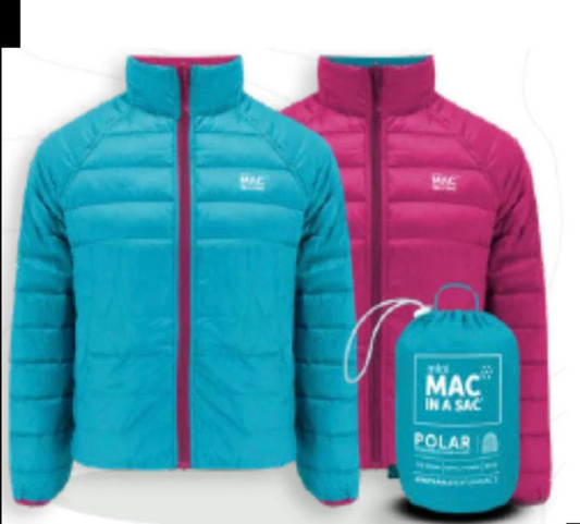 Mac in a Sac Mini Polar Youth Reversible Down Jacket