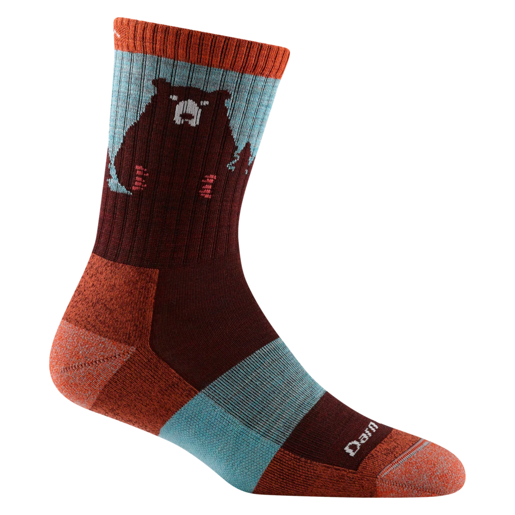 Darn Tough Women's Bear Town Micro Crew Lightweight Hiking Sock