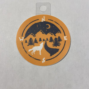 Menottees Wolf Compass, Orange