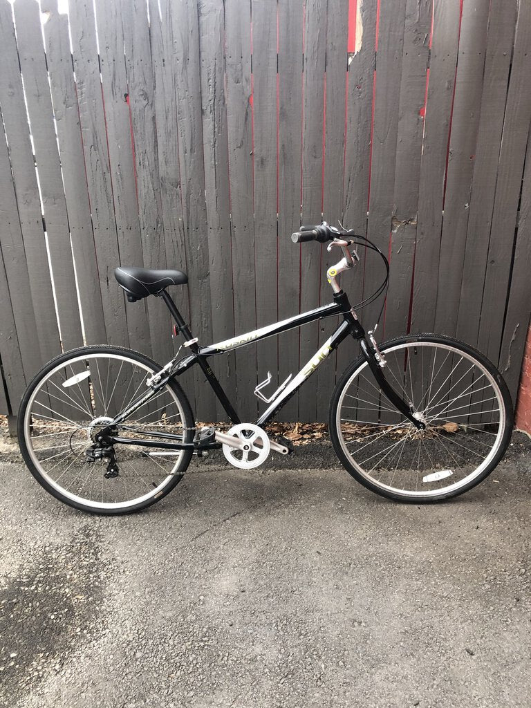 Sun Bicycles Ruskin Cruiser Bike, Black/Silver, 19