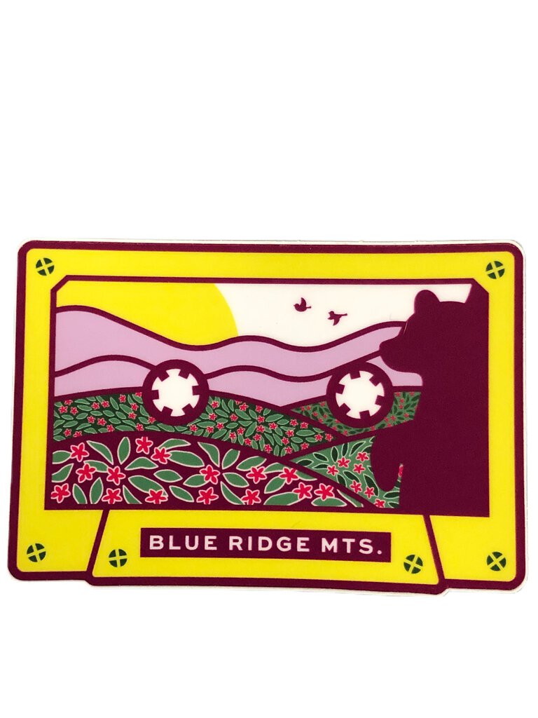 Menottees Blue Ridge Mountains Cassette, Yellow/Purple