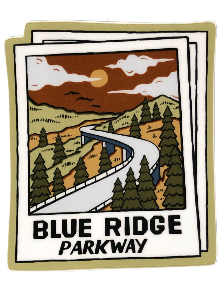 Blue Ridge Parkway Double Polaroid Day, Green