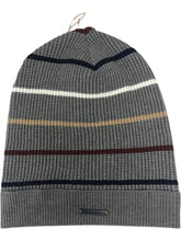 Load image into Gallery viewer, Carve Designs Zapata Beanie, Grey Heather Stripes