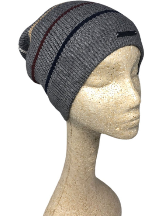 Carve Designs Zapata Beanie, Grey Heather Stripes