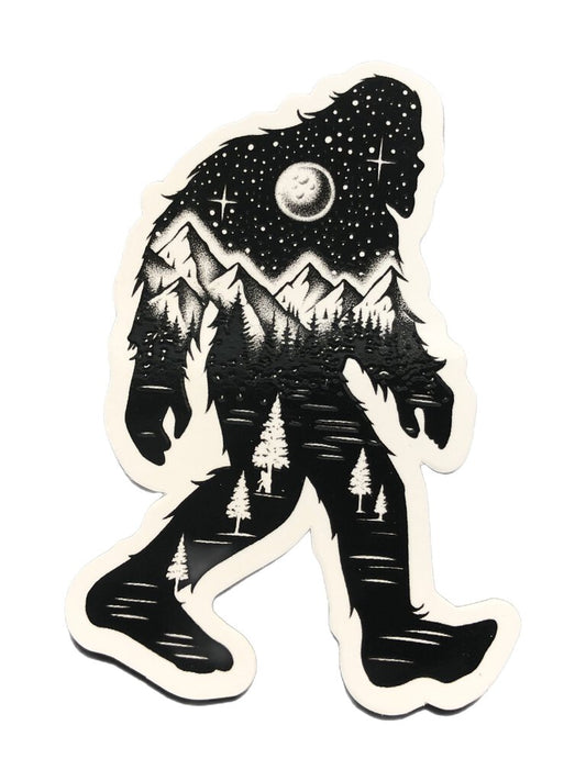 Sticker Art Sasquatch