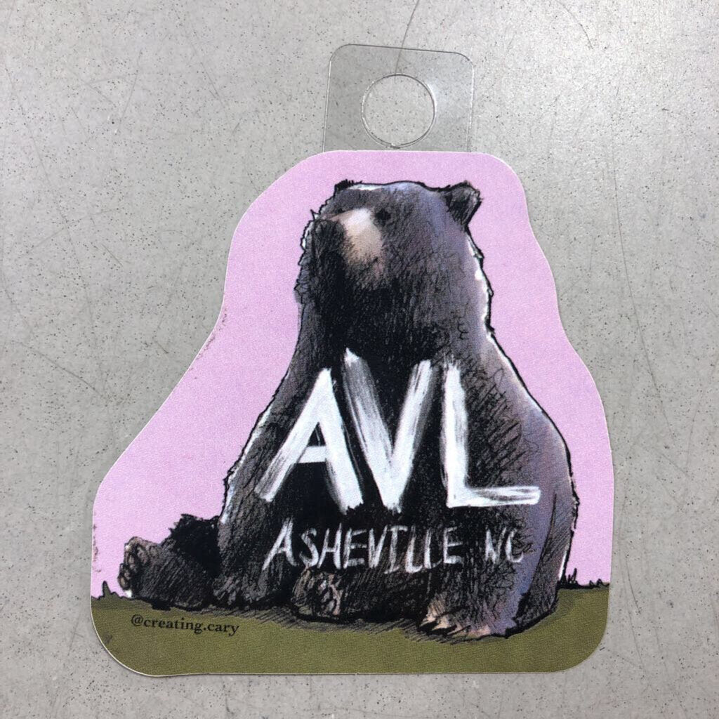Gingerly Designs AVL Sitting Bear, Purple