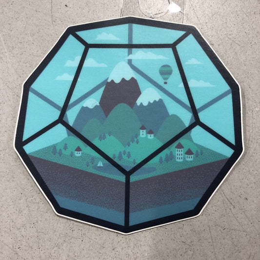 Menottees Terrarium, Blue (Stickers)