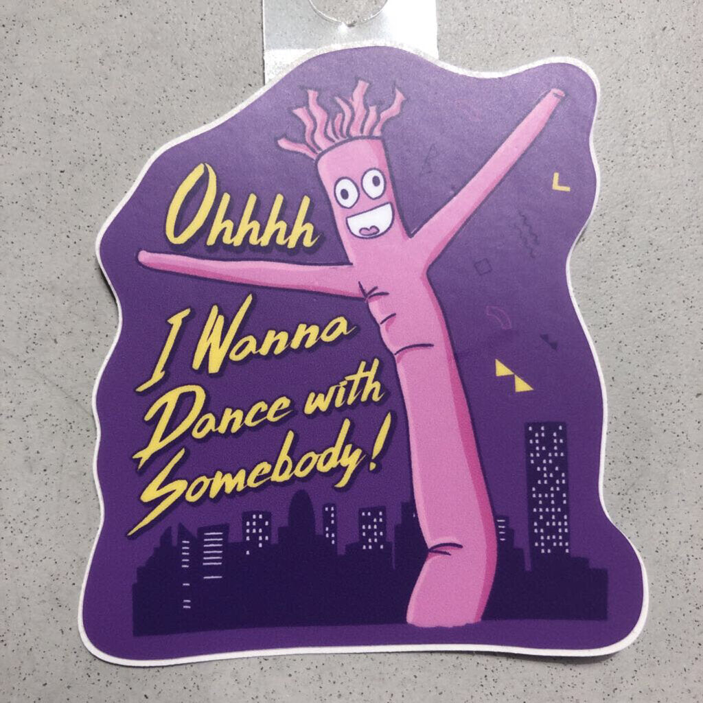 Menottees Ohhh I Wanna Dance, Purple (Stickers)