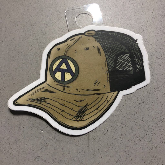 AT Trucker Hat Sticker, Green