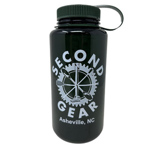 Second Gear Nalgene, Wide Mouth Water Bottle, Jade, 32oz., Sustain