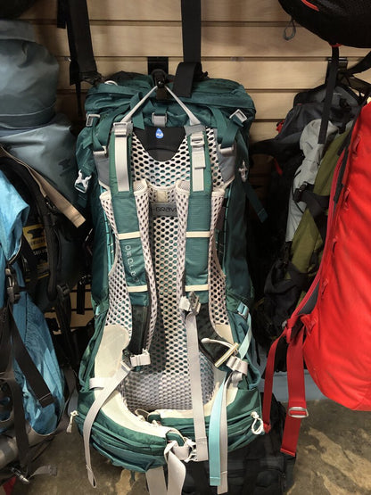 osprey aura 65ag backpack Osprey Aura 65 AG Pack, Dark Teal – Second Gear WNC