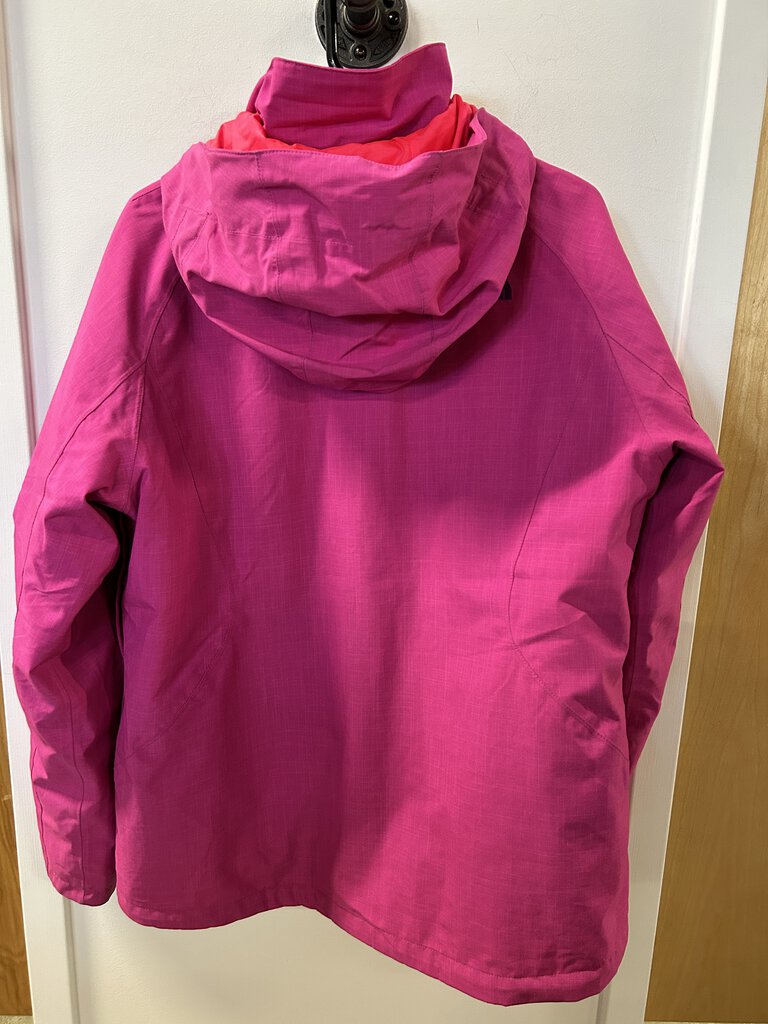 (Stain on/near cuffs) North Face 2-in-1 Snow Jacket, Pink/Purple, Women's XL