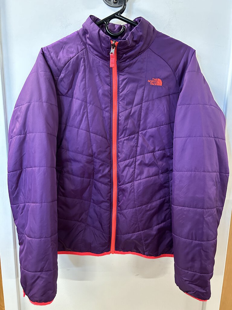 (Stain on/near cuffs) North Face 2-in-1 Snow Jacket, Pink/Purple, Women's XL