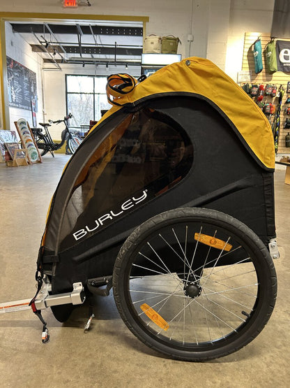 Burley Bee Bike Trailer, Yellow/Black