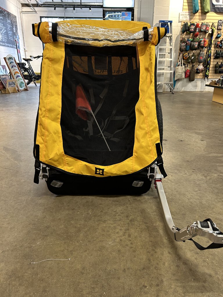 Burley Bee Bike Trailer, Yellow/Black