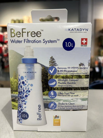 Katadyn BeFree Water Filtration System, 1L (Unused)