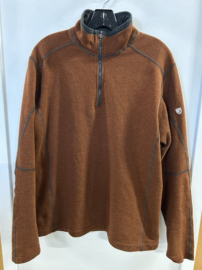 Kuhl Revel 1/4 Zip, Rust, Men's L